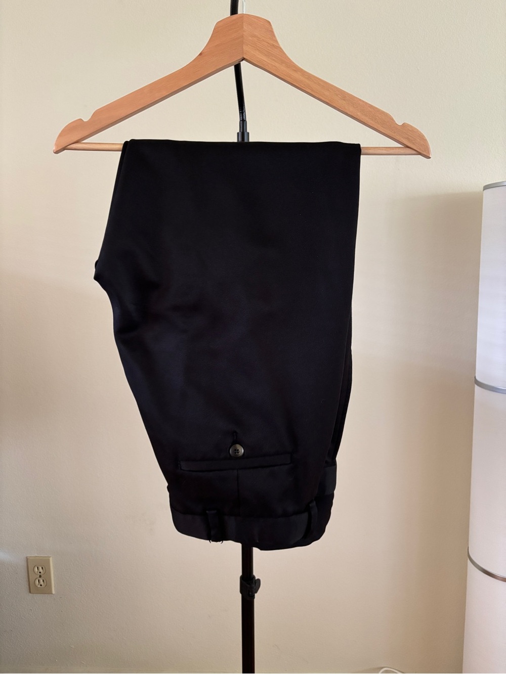 Black Men's Dress Pants - Tailored Comfort 34x29